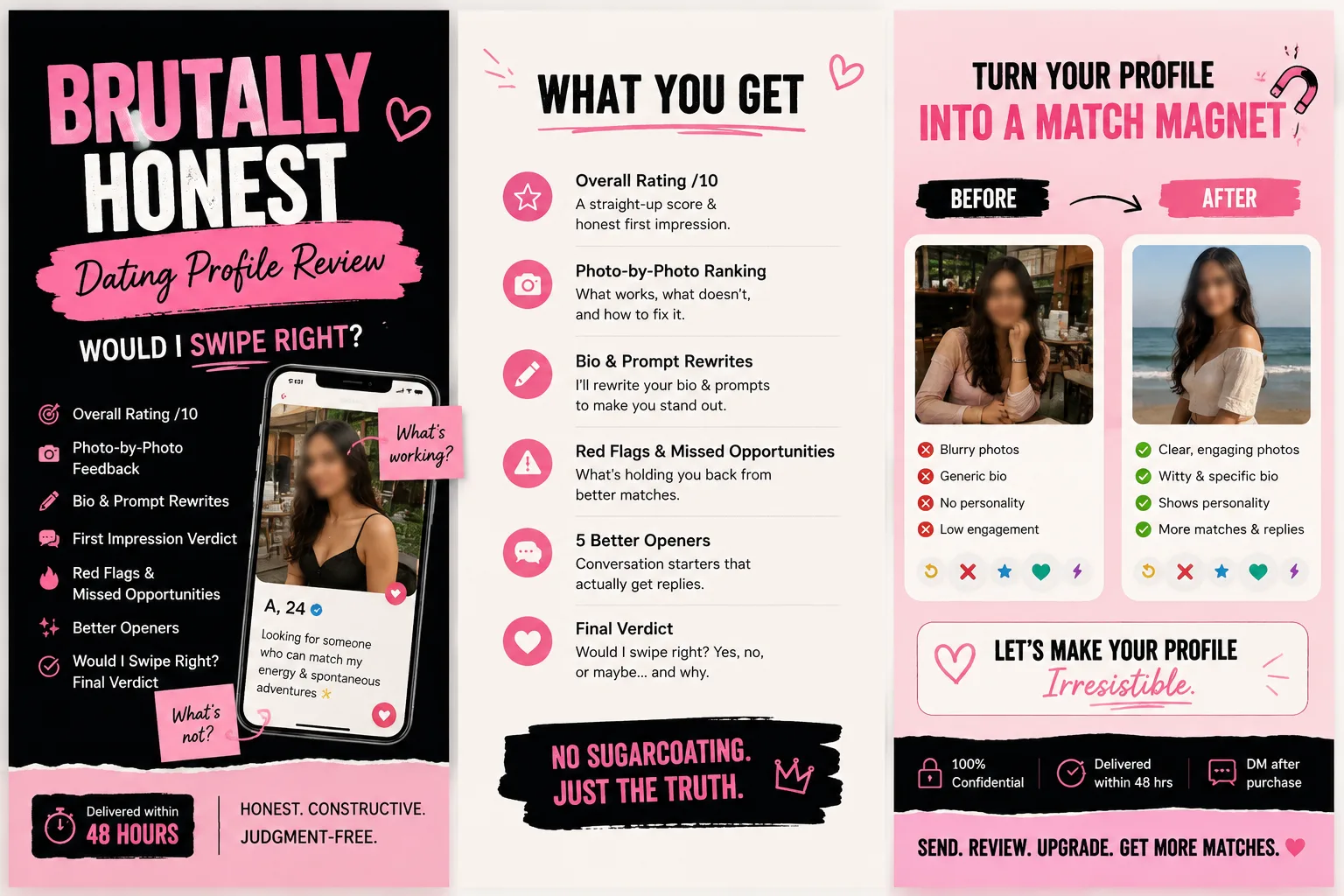 Brutally Honest Dating Profile Review