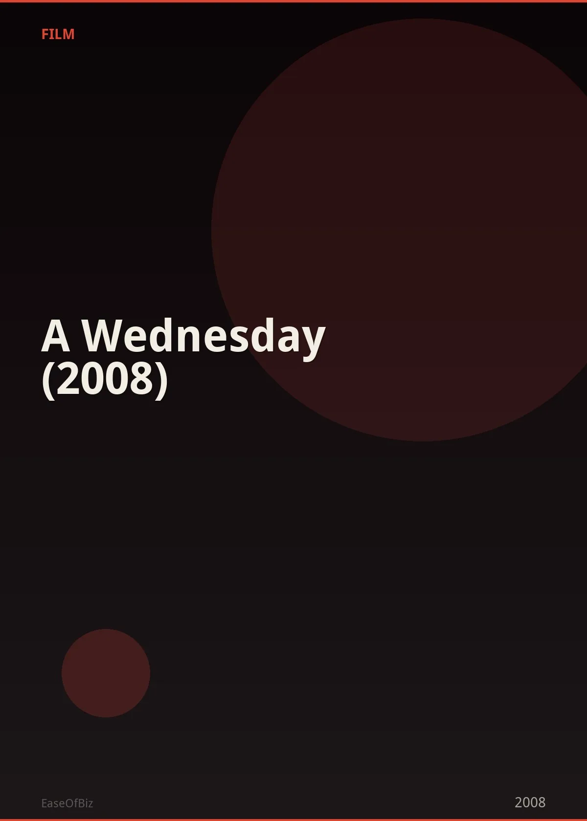 A Wednesday (2008)