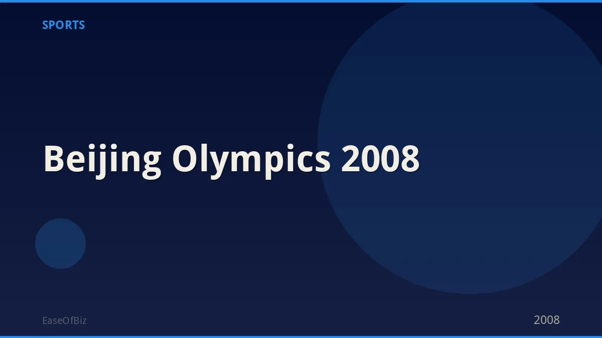 Beijing Olympics 2008