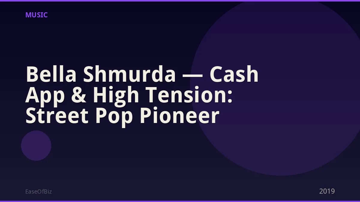 Bella Shmurda — Cash App & High Tension: Street Pop Pioneer