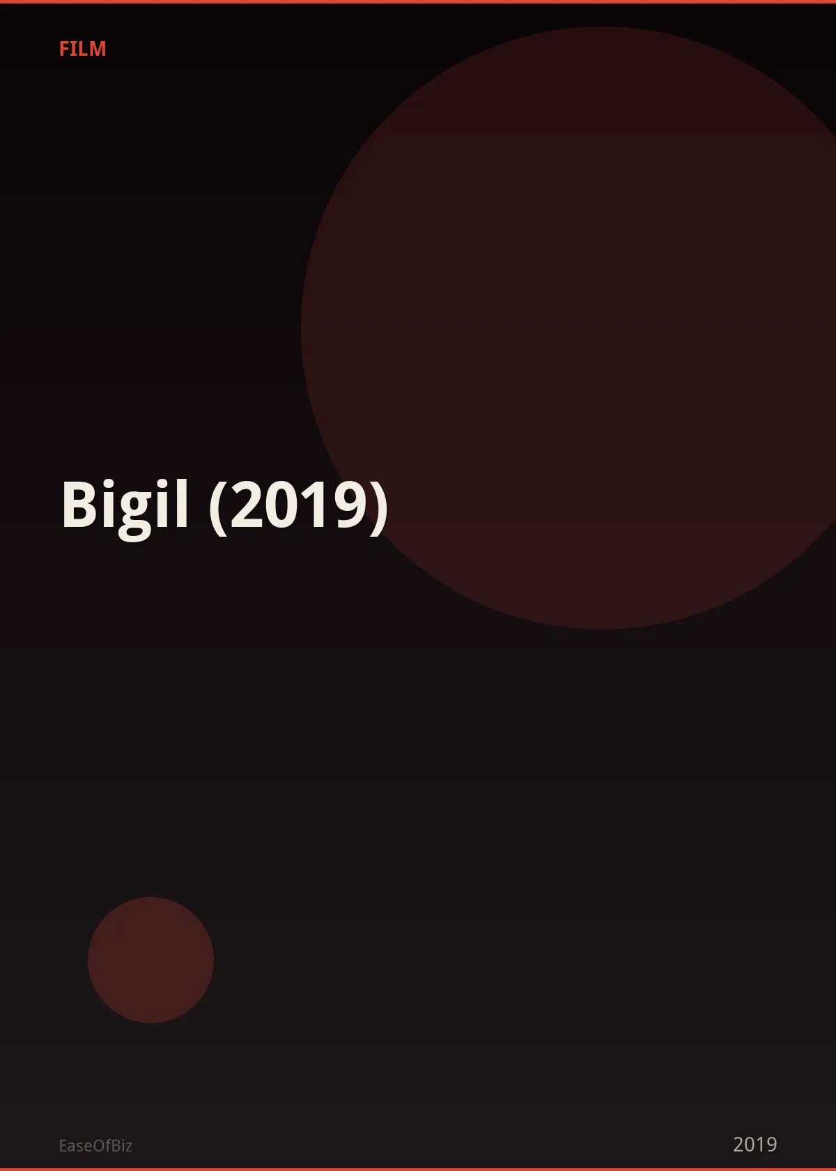 Bigil (2019)