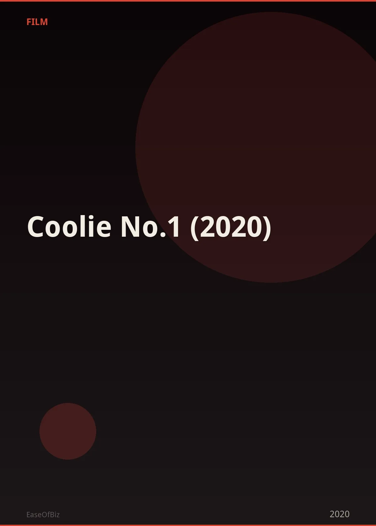 Coolie No.1 (2020)