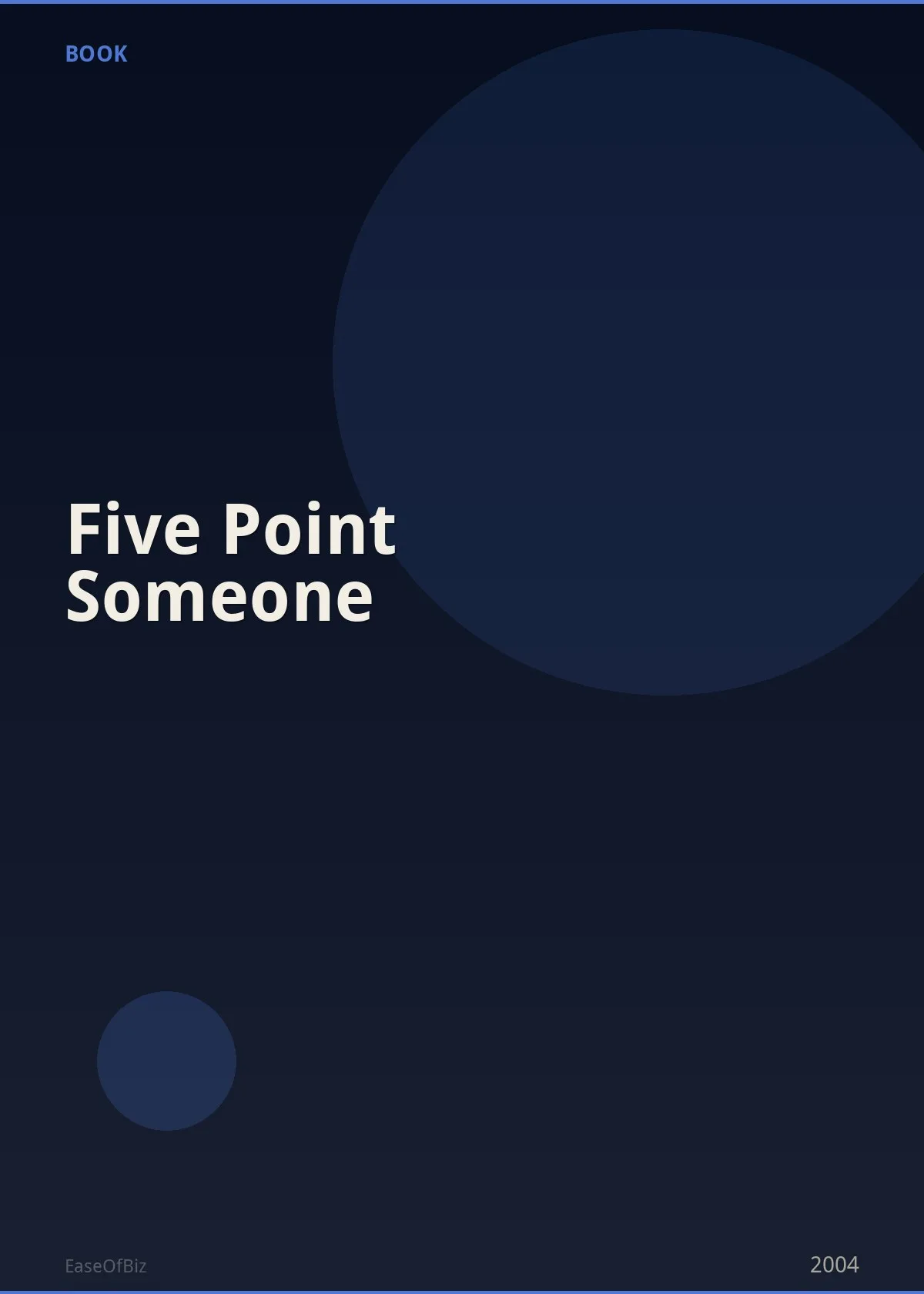 Five Point Someone