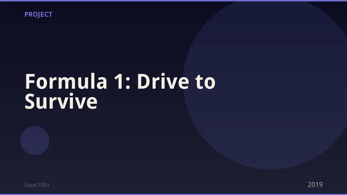 Formula 1: Drive to Survive