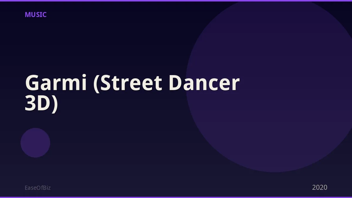 Garmi (Street Dancer 3D)
