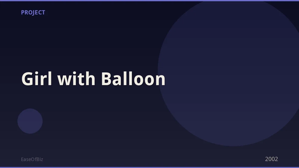 Girl with Balloon