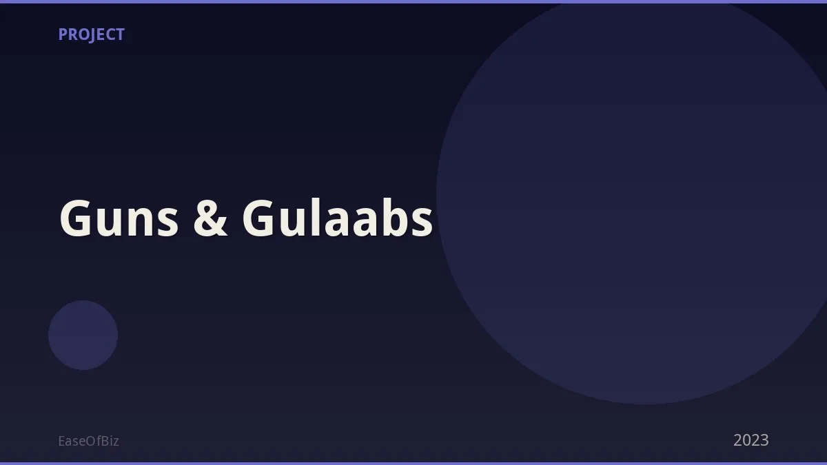 Guns & Gulaabs