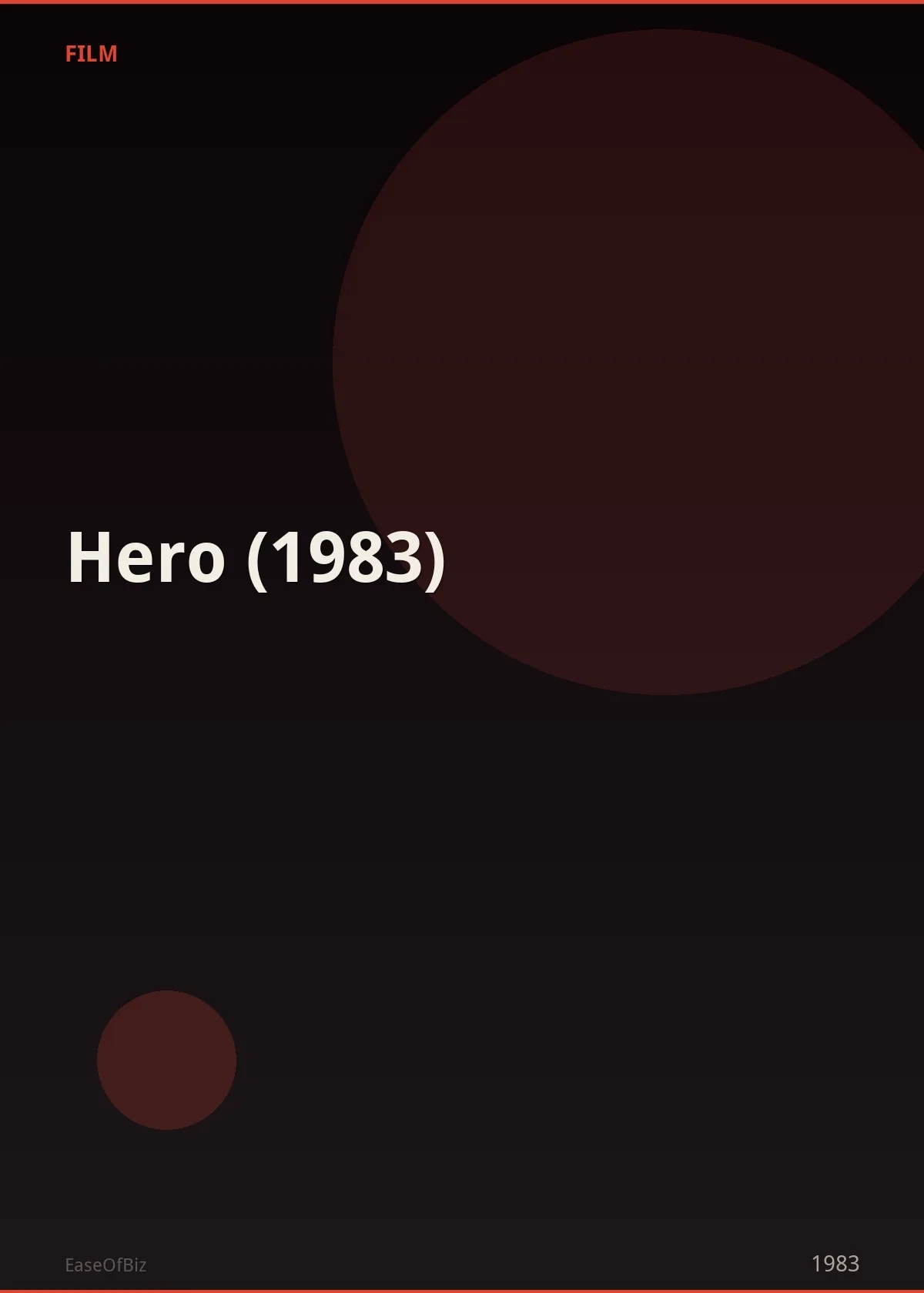 Hero (1983)