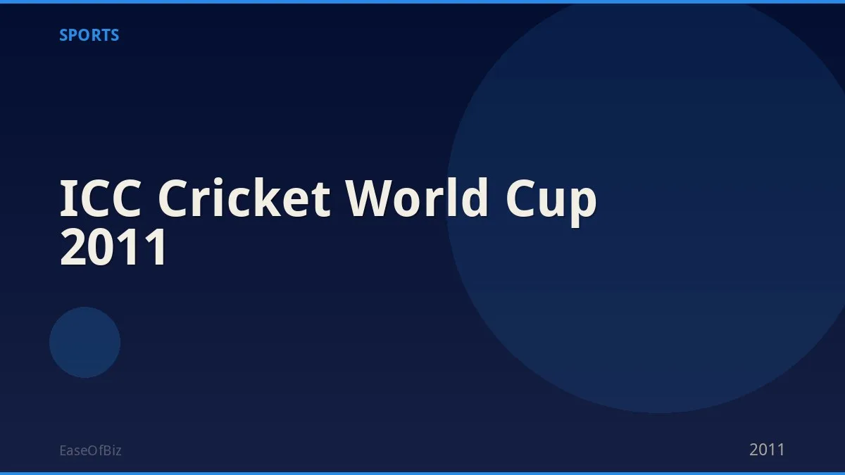 ICC Cricket World Cup 2011
