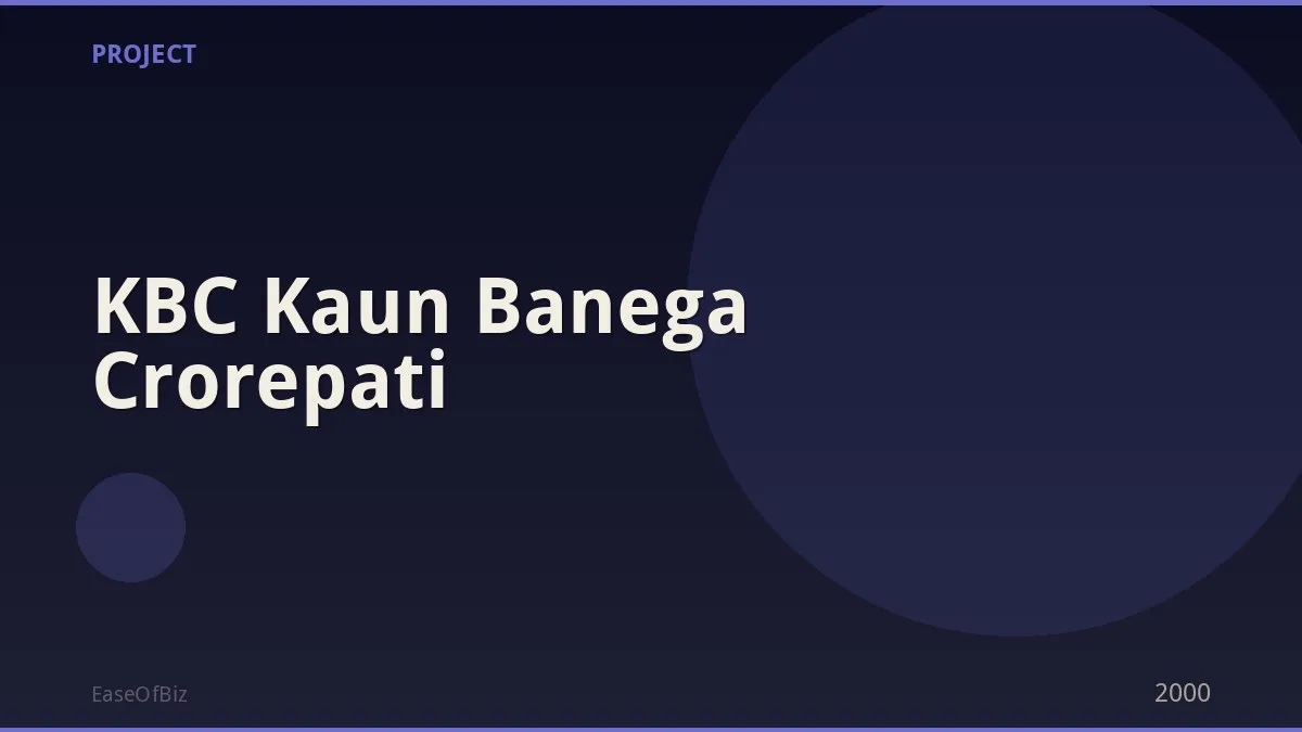 KBC Kaun Banega Crorepati