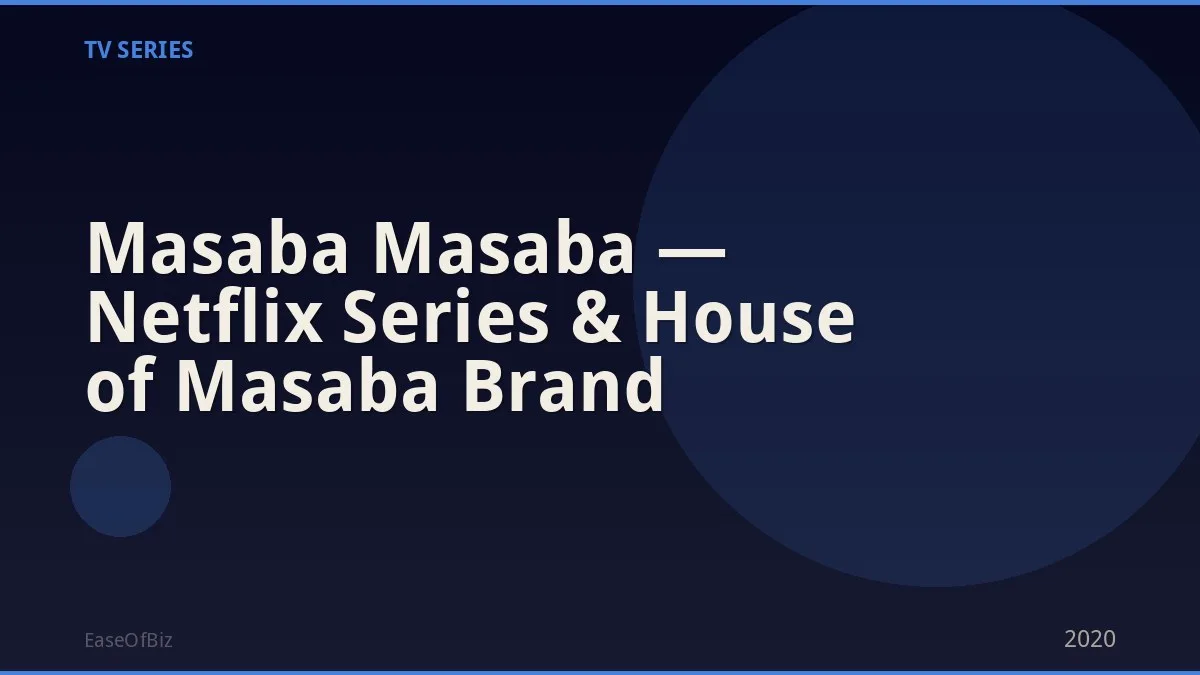 Masaba Masaba — Netflix Series & House of Masaba Brand