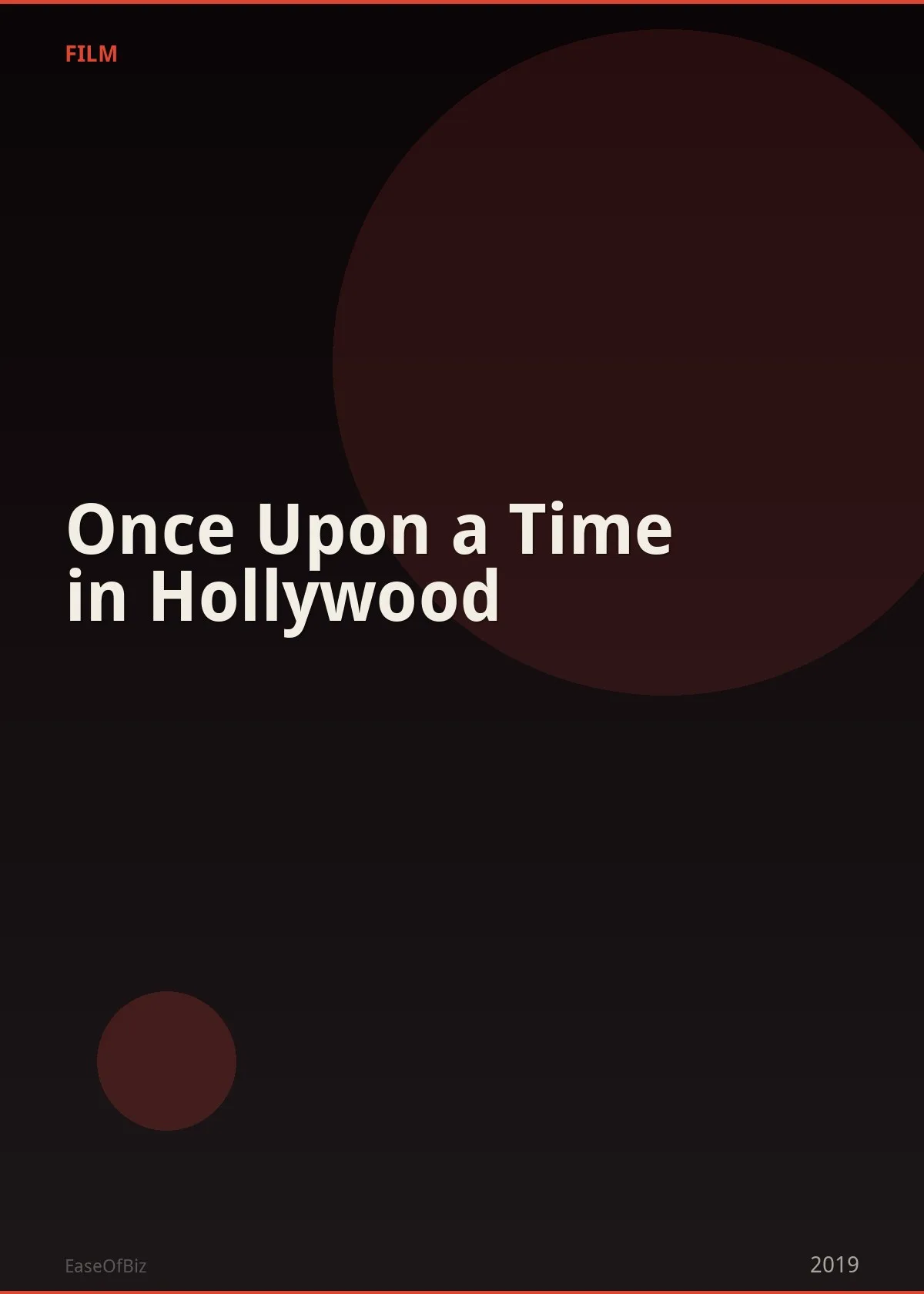 Once Upon a Time in Hollywood