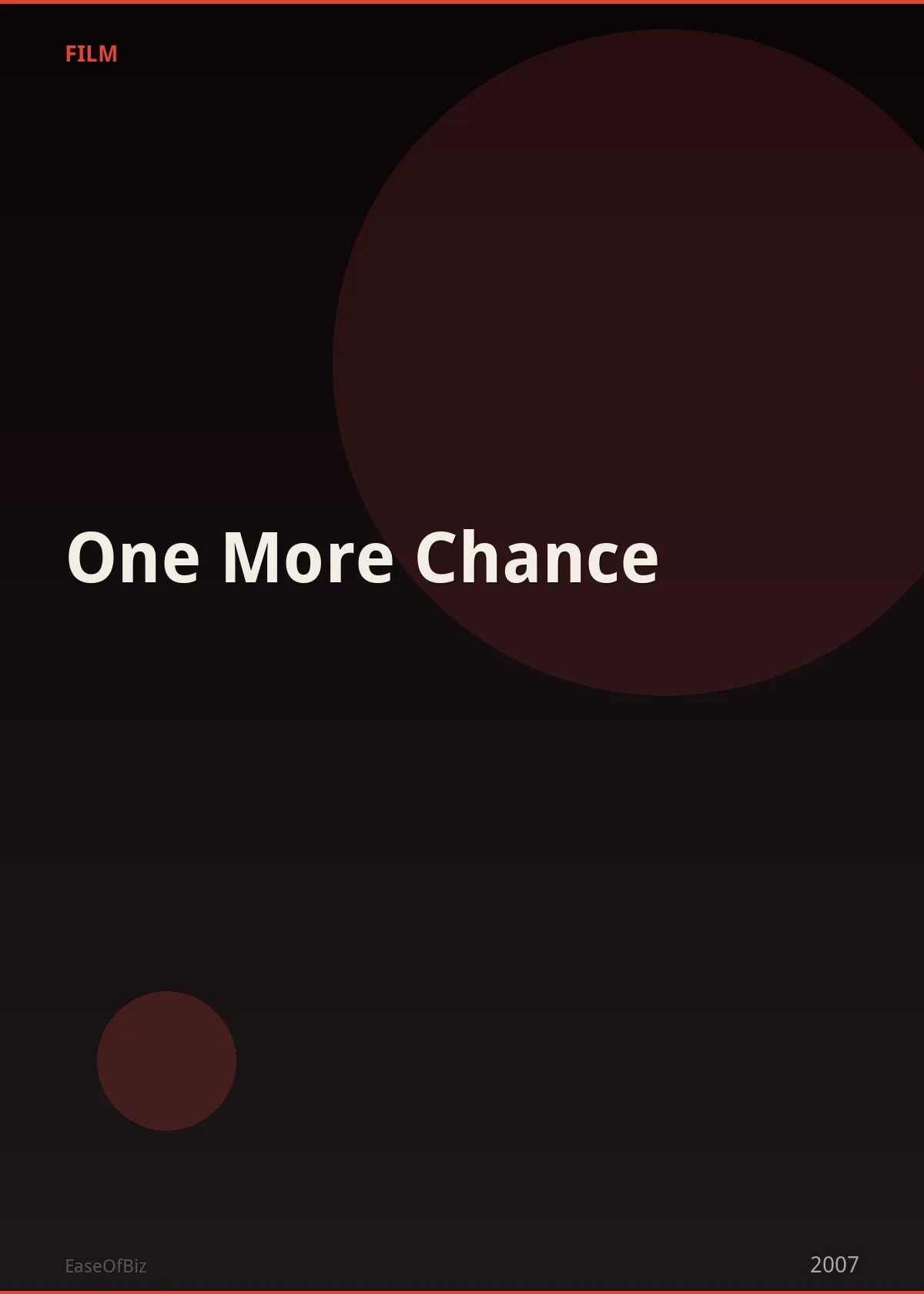 One More Chance