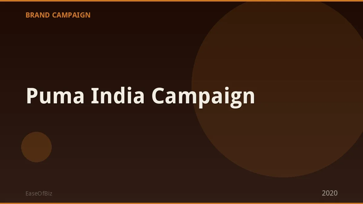 Puma India Campaign