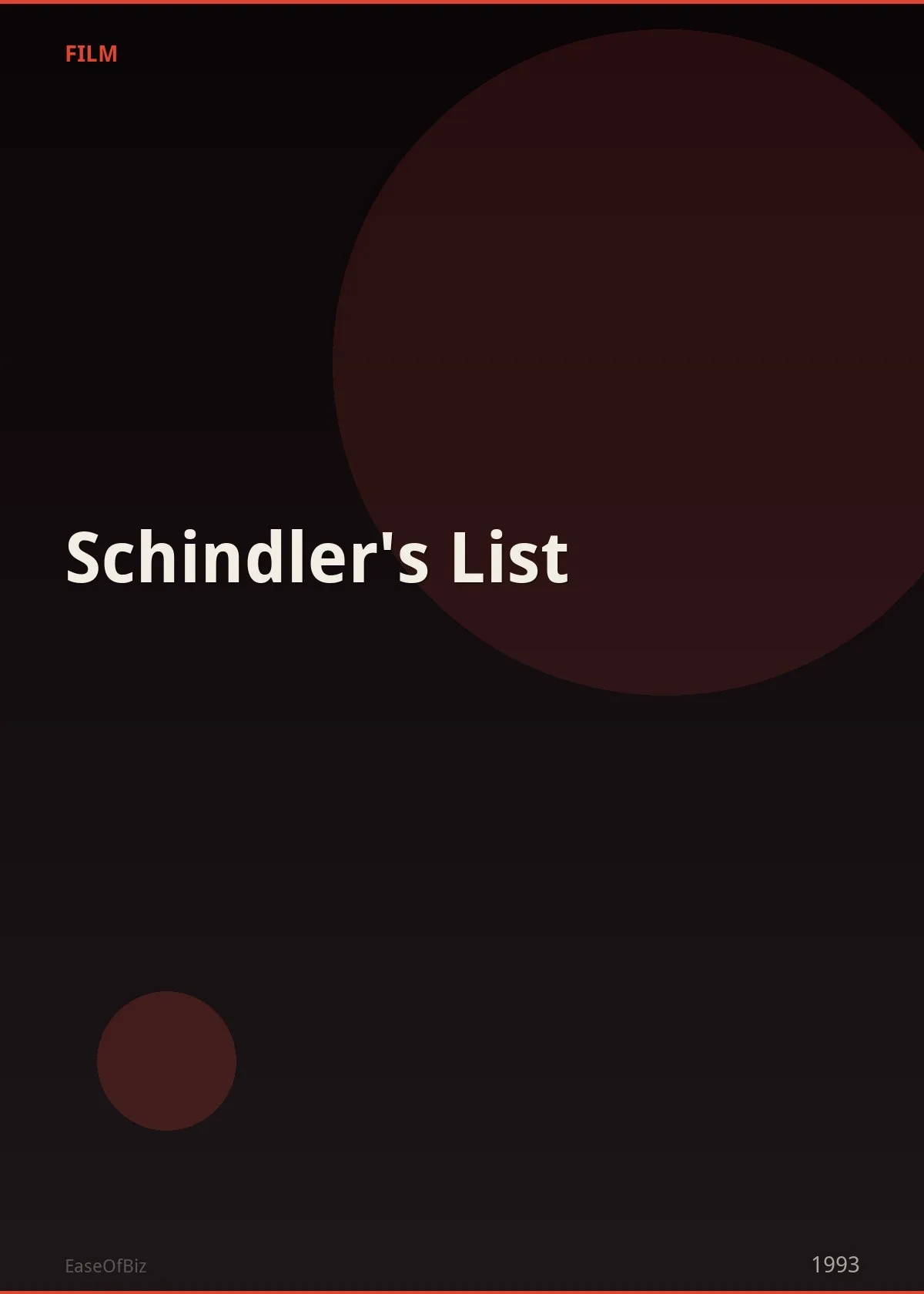 Schindler's List