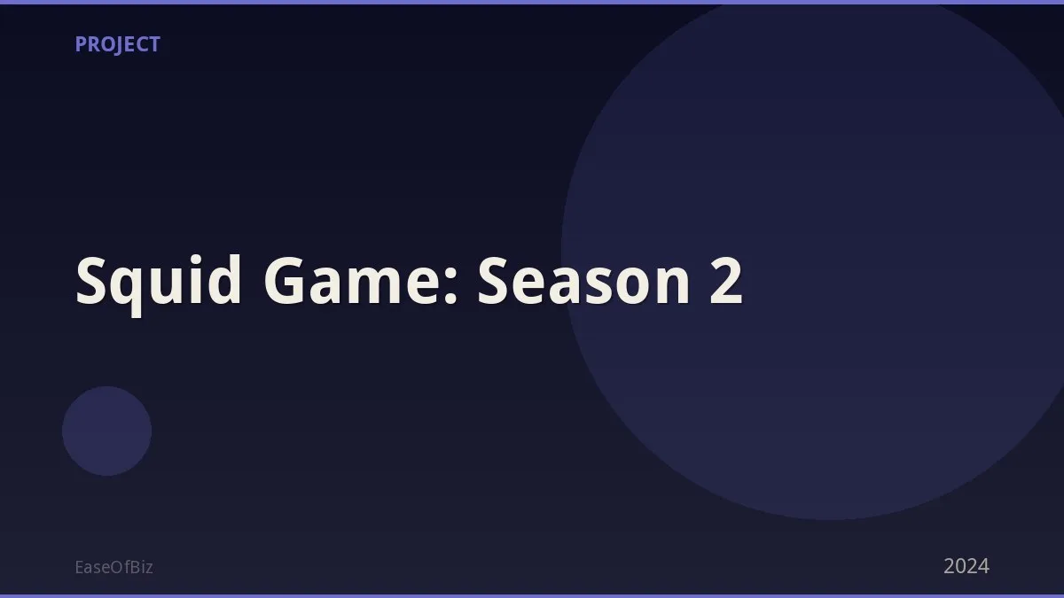 Squid Game: Season 2