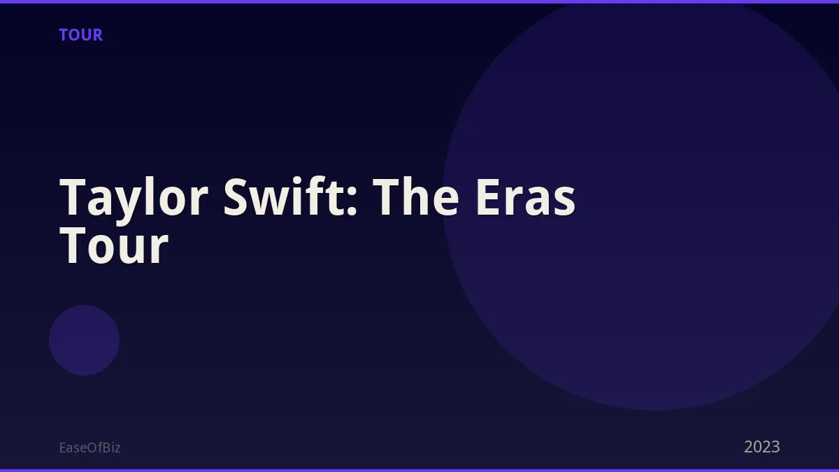 Taylor Swift: The Eras Tour