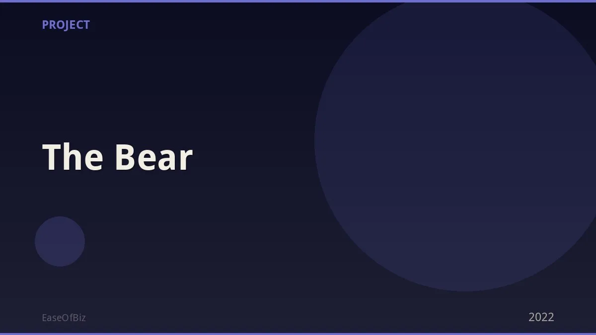 The Bear