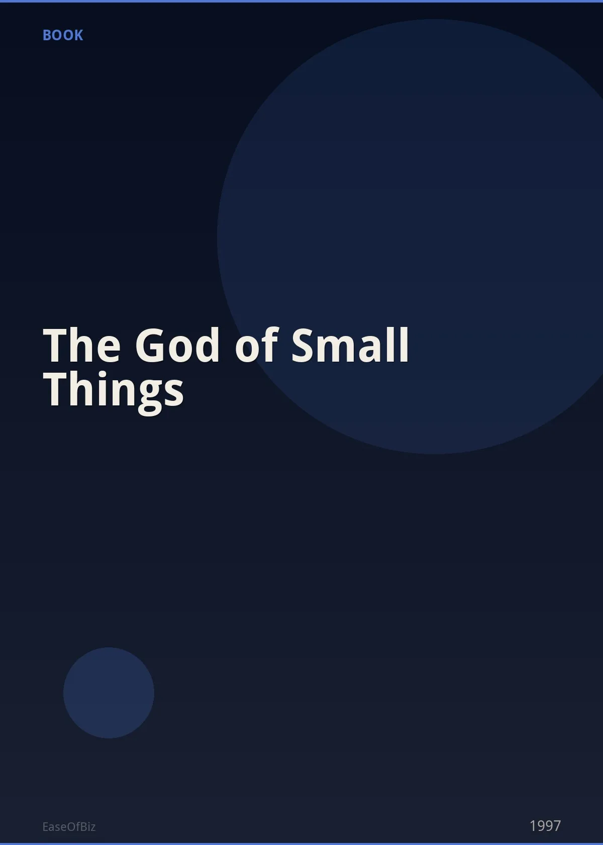 The God of Small Things