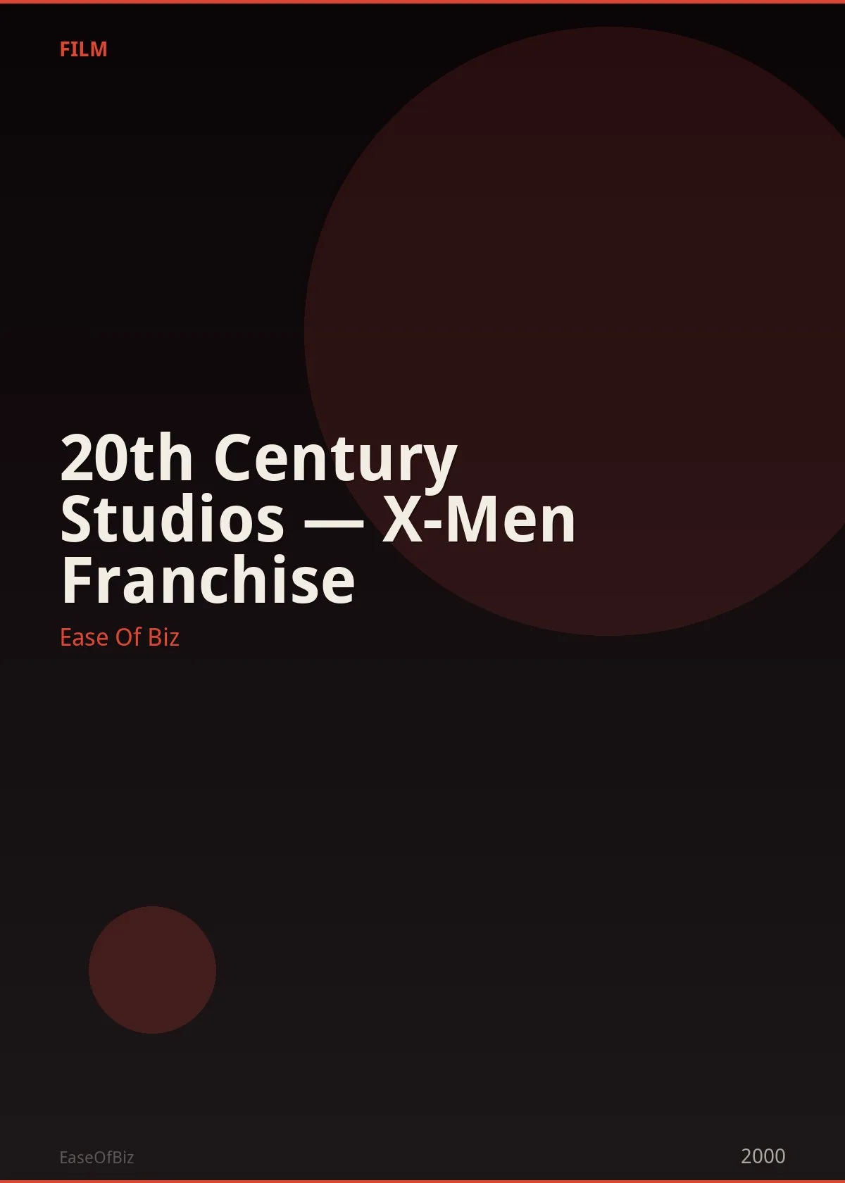 20th Century Studios — X-Men Franchise
