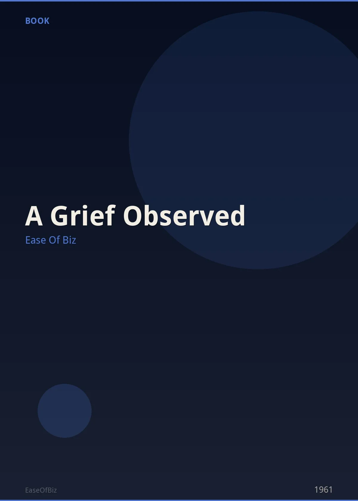 A Grief Observed
