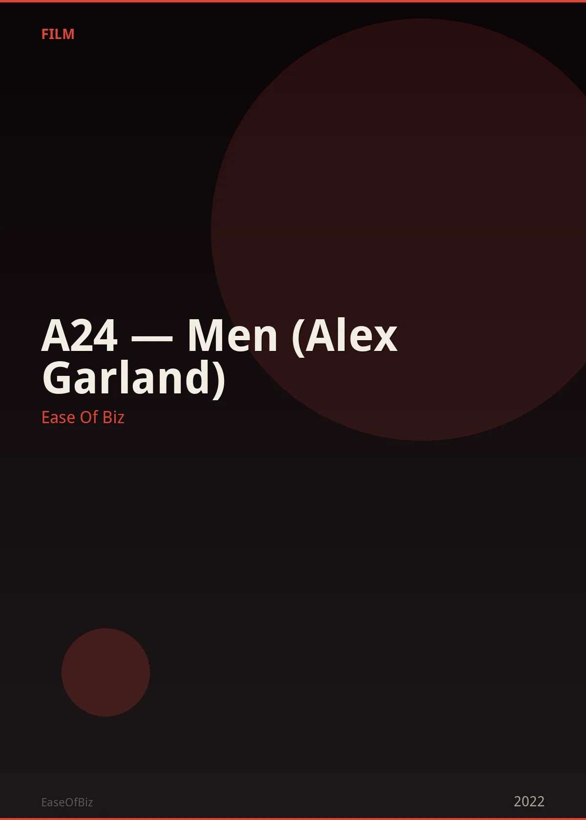 A24 — Men (Alex Garland)