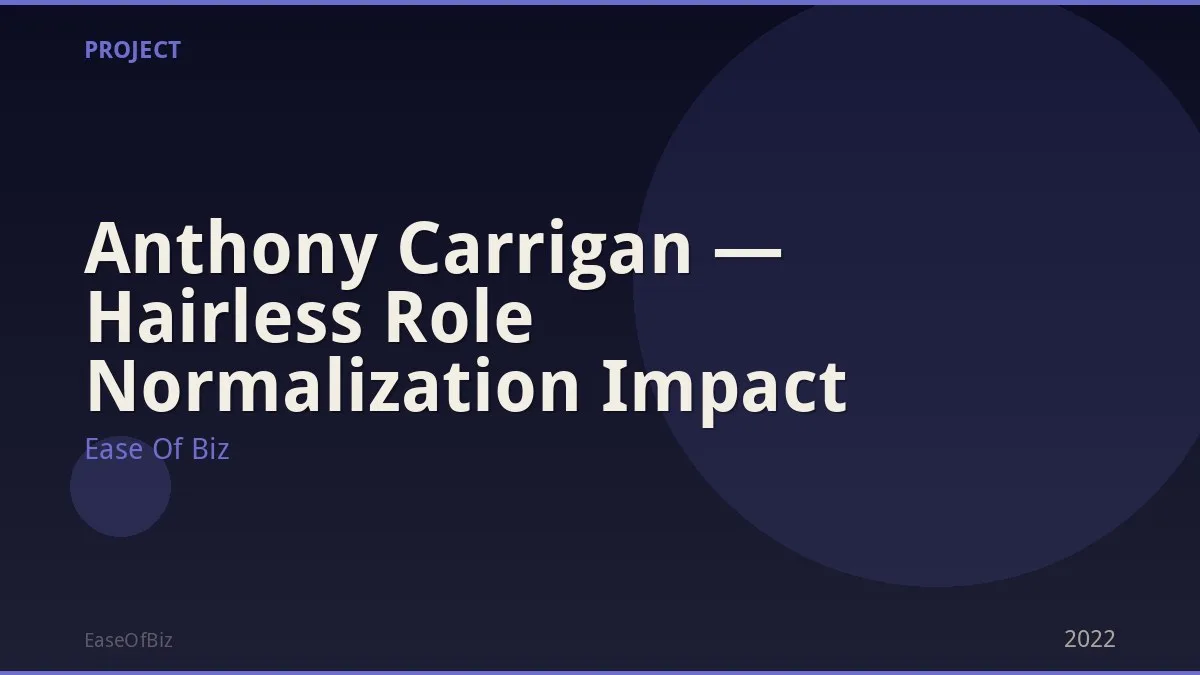 Anthony Carrigan — Hairless Role Normalization Impact