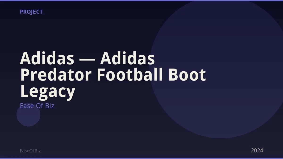  Adidas — Adidas Predator Football Boot Legacy