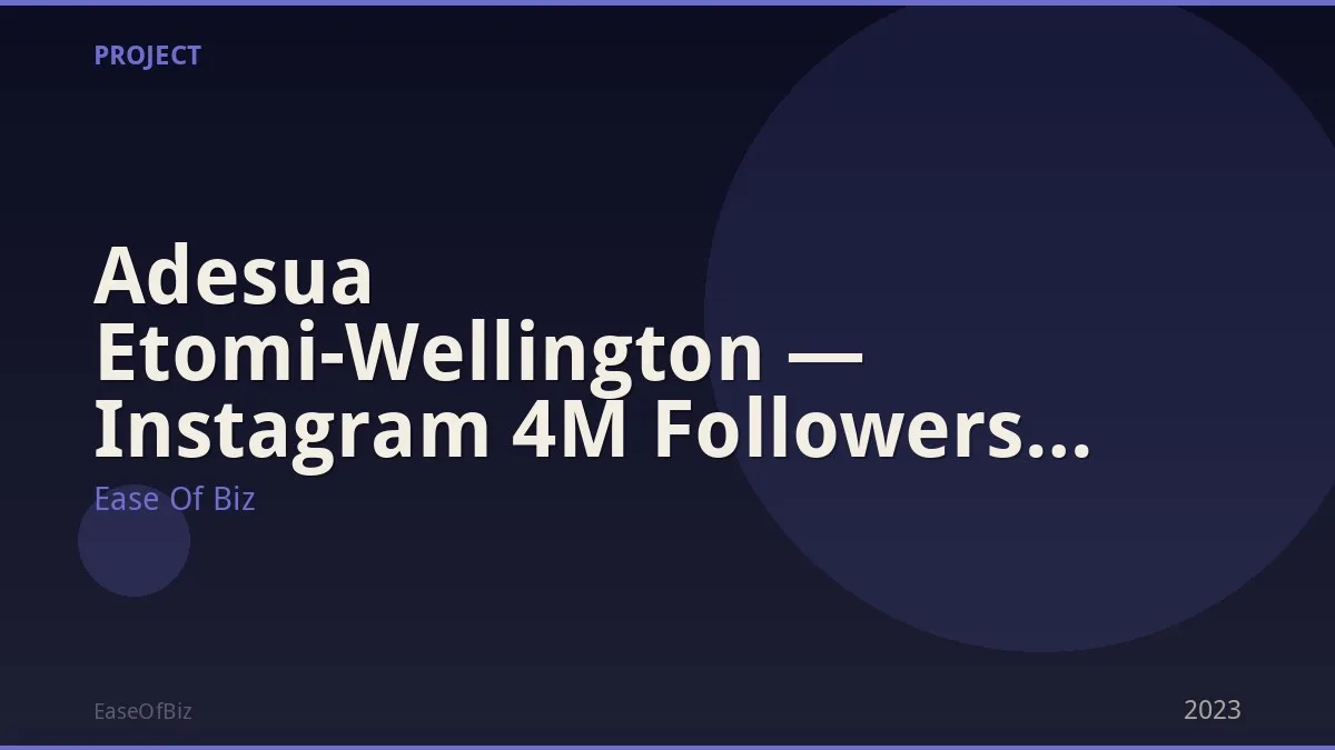 Adesua Etomi-Wellington — Instagram 4M Followers Nigeria
