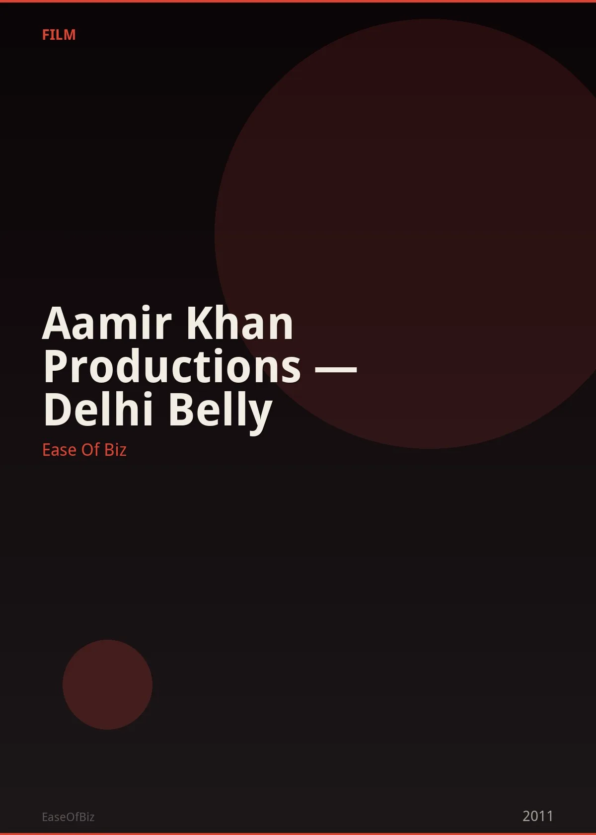 Aamir Khan Productions — Delhi Belly