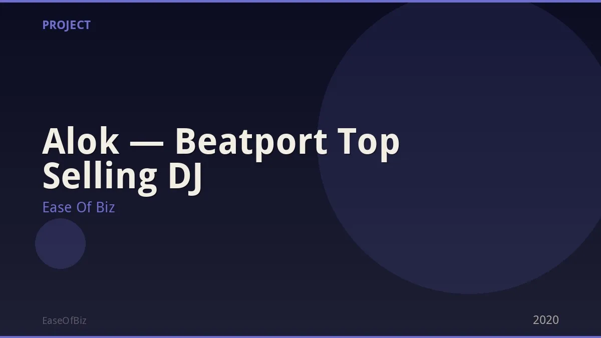 Alok — Beatport Top Selling DJ