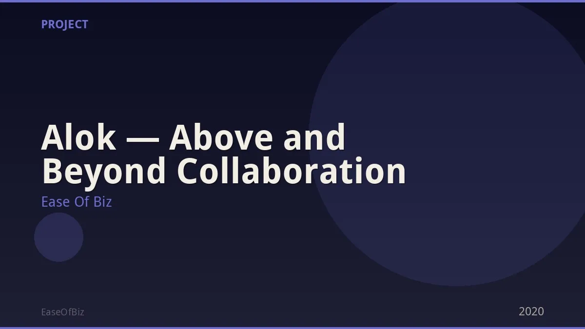 Alok — Above and Beyond Collaboration