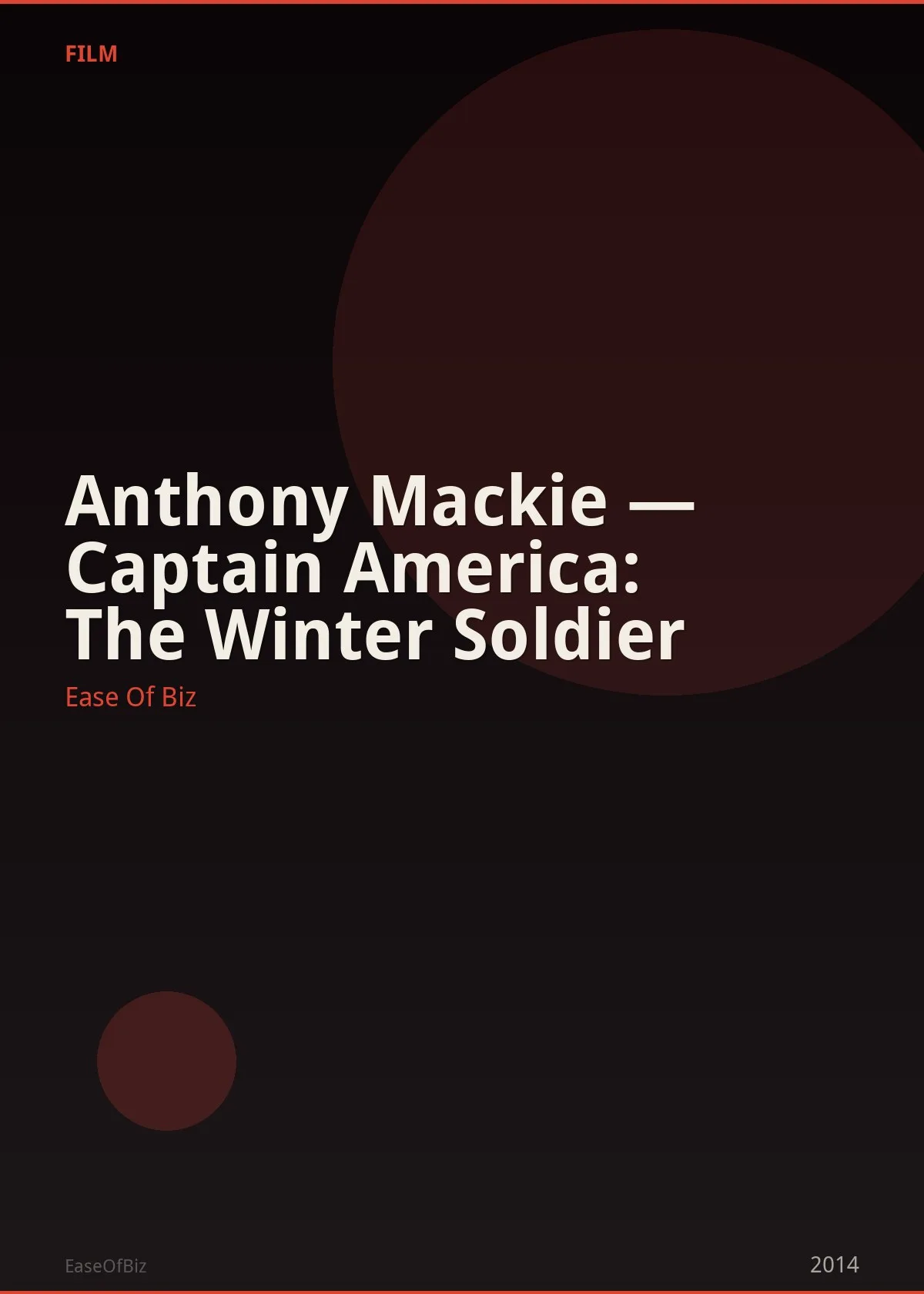 Anthony Mackie — Captain America: The Winter Soldier