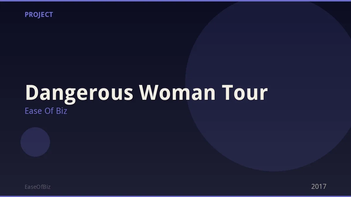 Dangerous Woman Tour