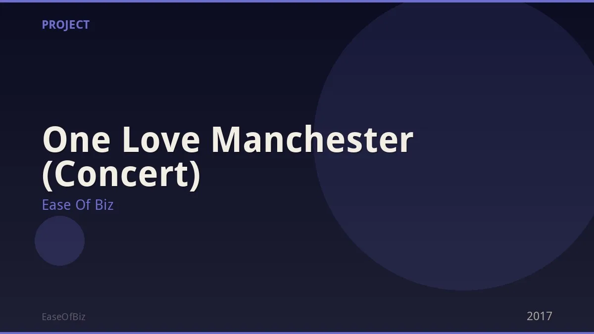 One Love Manchester (Concert)