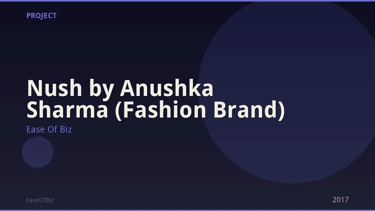 Nush by Anushka Sharma (Fashion Brand)
