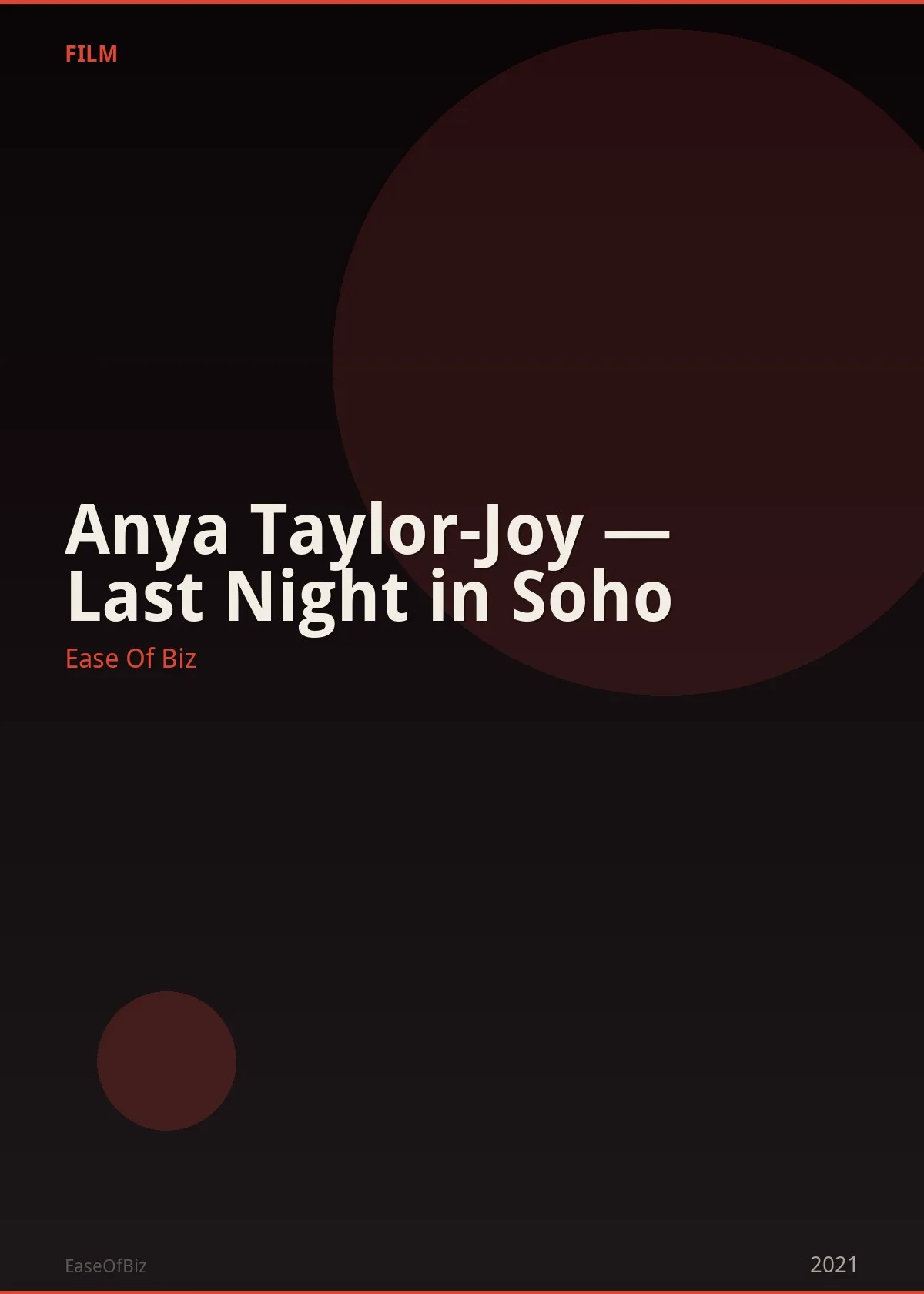Anya Taylor-Joy — Last Night in Soho