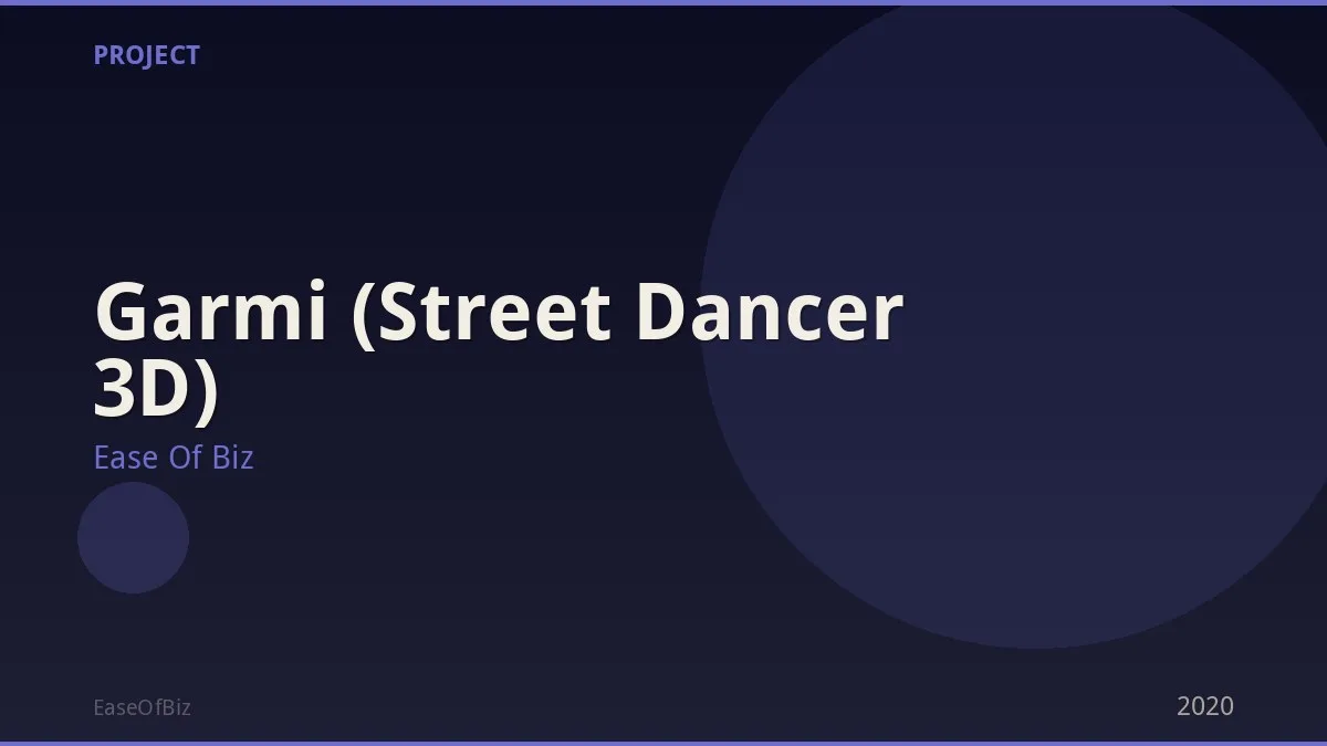 Garmi (Street Dancer 3D)