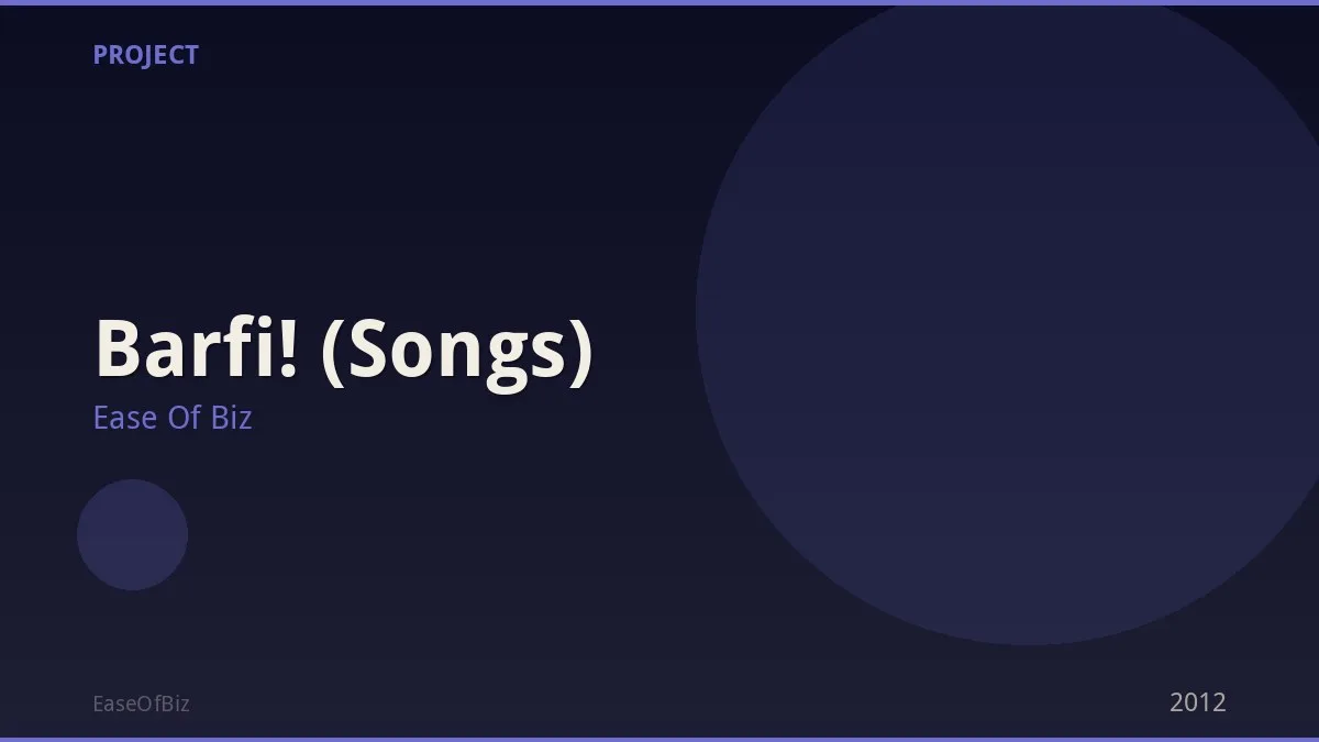 Barfi! (Songs)