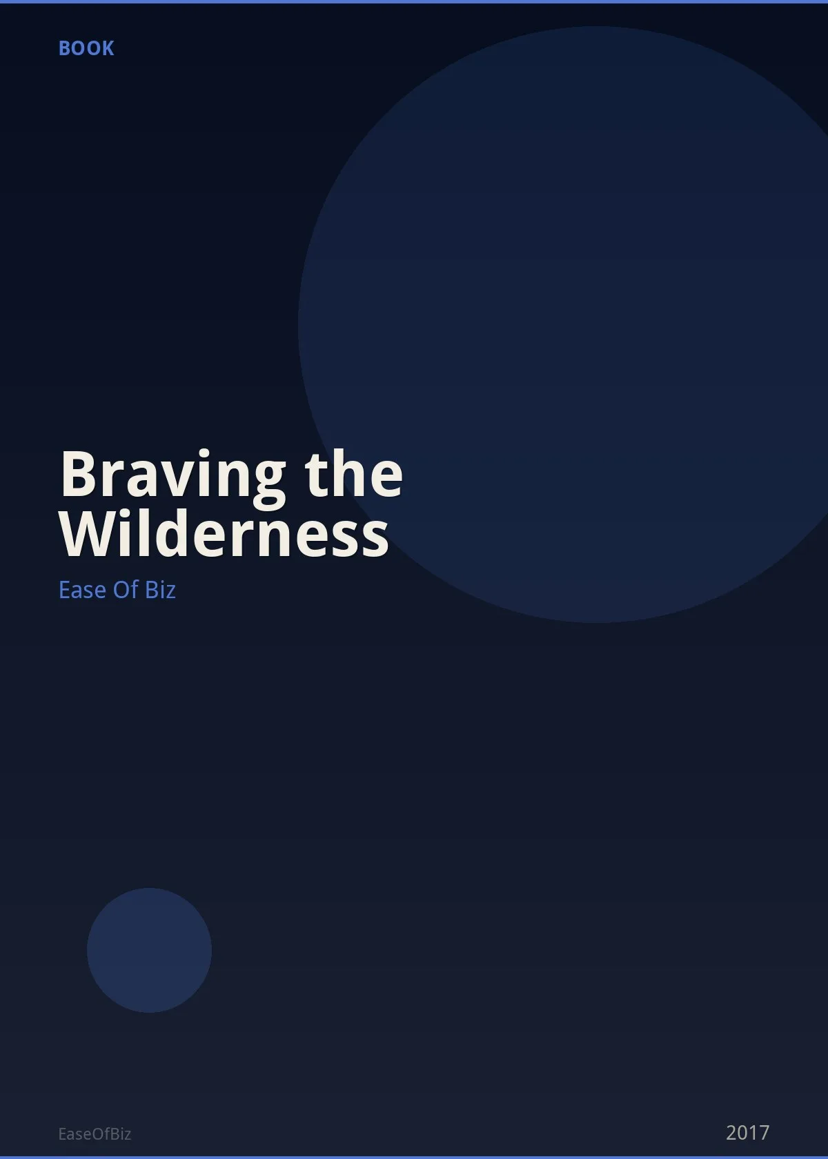 Braving the Wilderness
