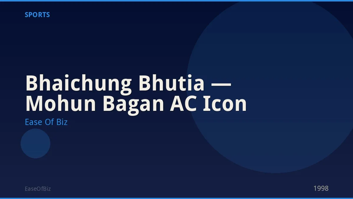 Bhaichung Bhutia — Mohun Bagan AC Icon