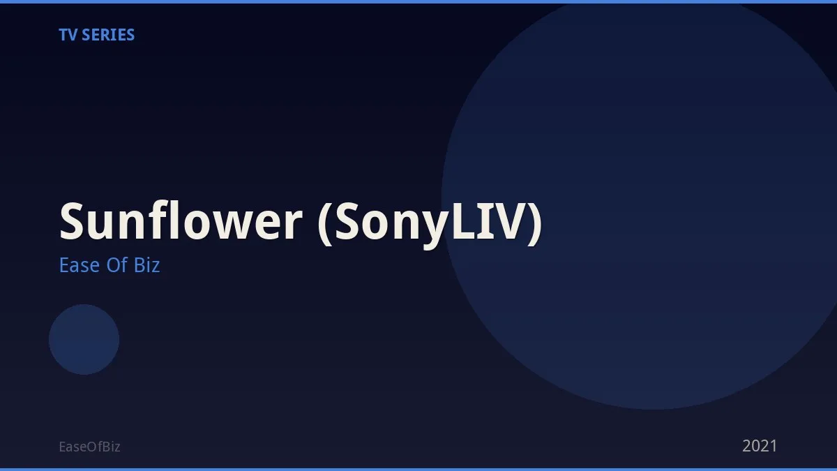 Sunflower (SonyLIV)