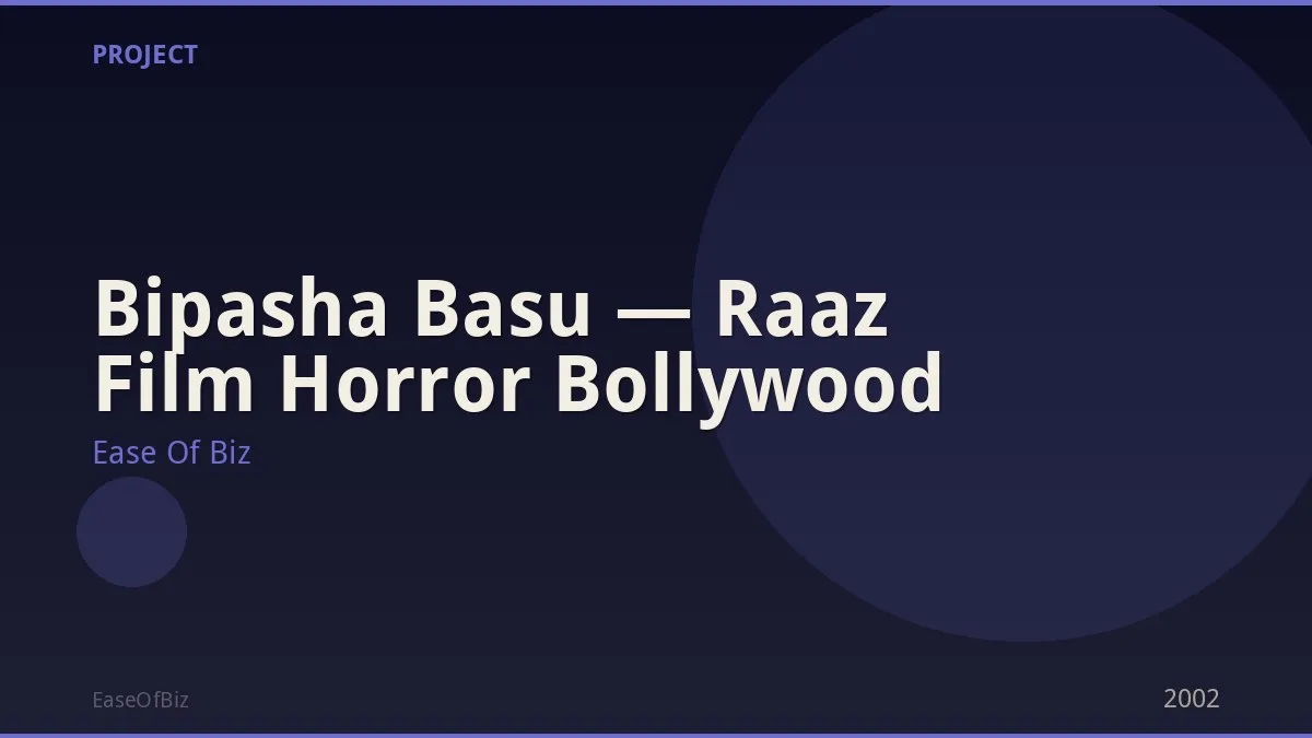 Bipasha Basu — Raaz Film Horror Bollywood