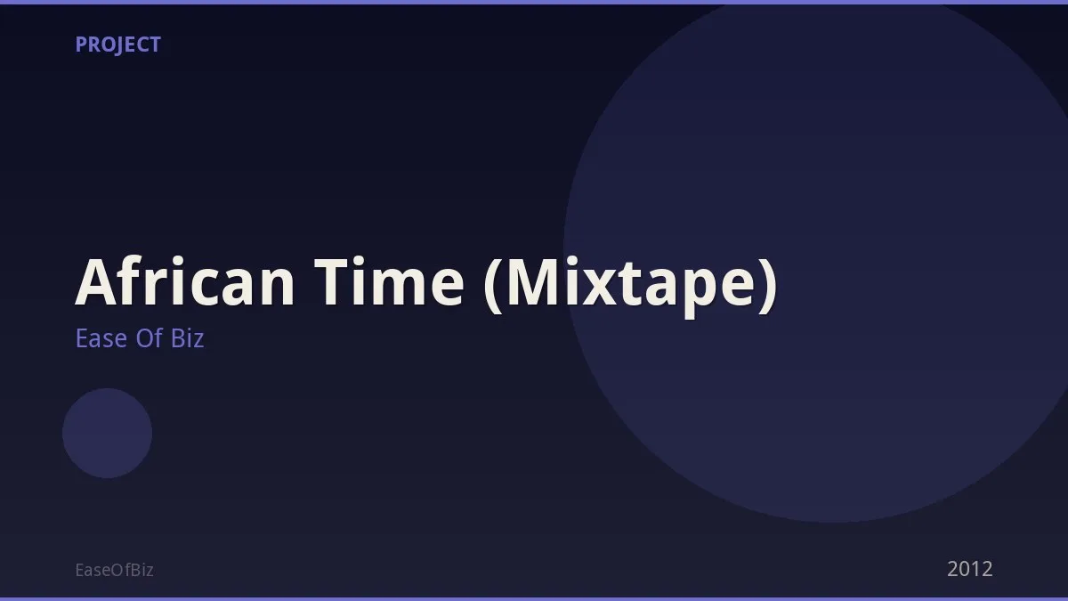 African Time (Mixtape)