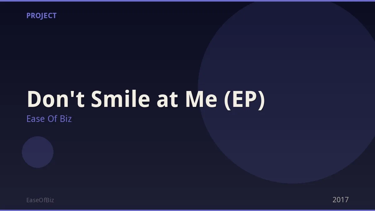 Don't Smile at Me (EP)