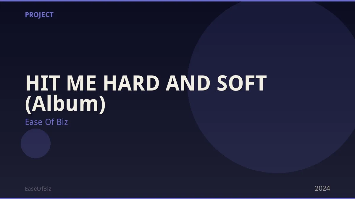 HIT ME HARD AND SOFT (Album)