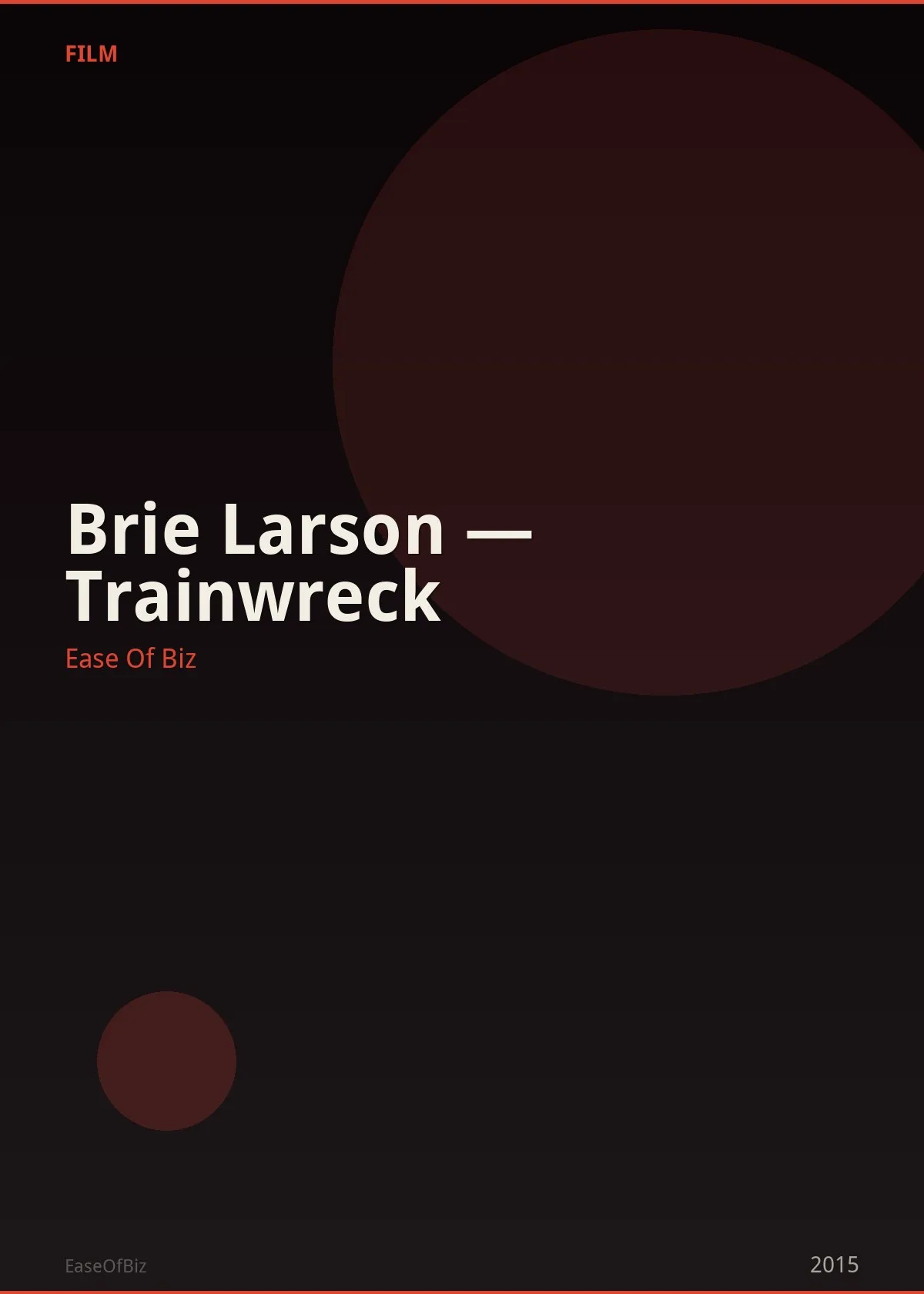 Brie Larson — Trainwreck
