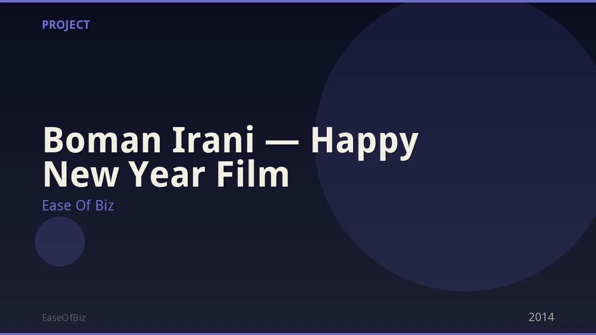 Boman Irani — Happy New Year Film