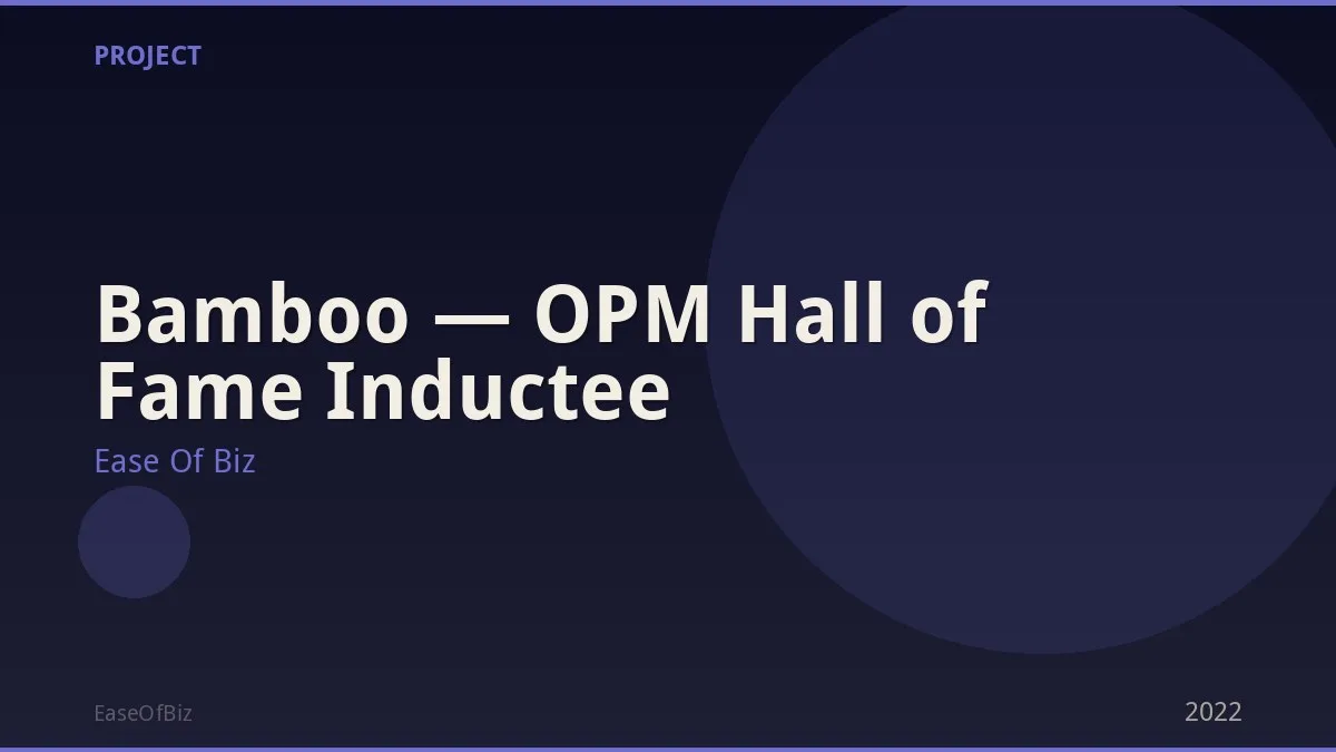Bamboo — OPM Hall of Fame Inductee