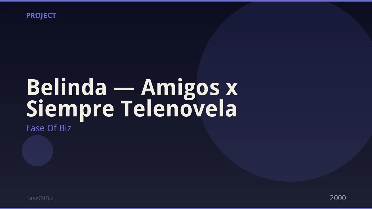 Belinda — Amigos x Siempre Telenovela